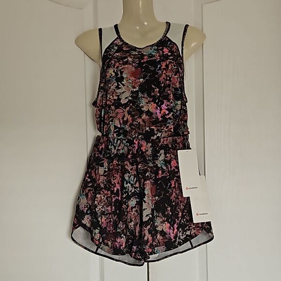 Lululemon Sculpt Tank Top & Trank MR Short 5" Lined Size 4 Black/ Pink - Picture 2 of 16